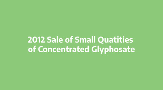 Sale of Small Quatities of Concentrated Glyphosate - Ideal for cut stump and frill treatments on Woody Brush and Invasive Weed Trees