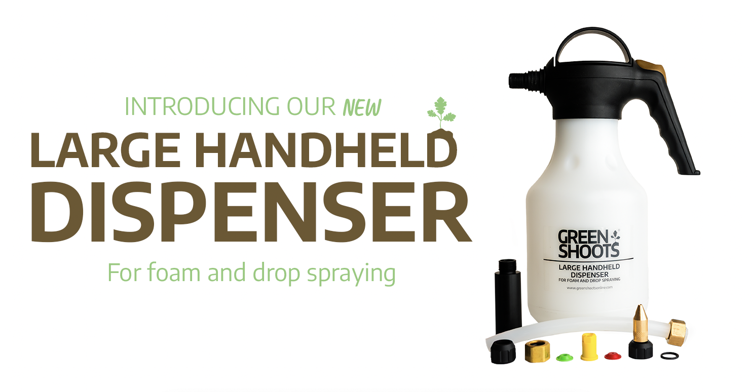 Introducing Our New Large Handheld Dispenser – Green Shoots Online