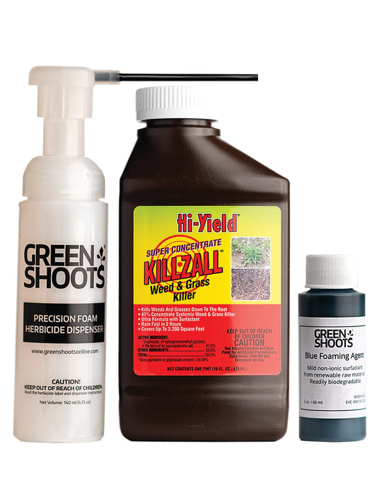 Small Green Shoots Precision Foam Weed Killer Kit for targeted weed treatment
