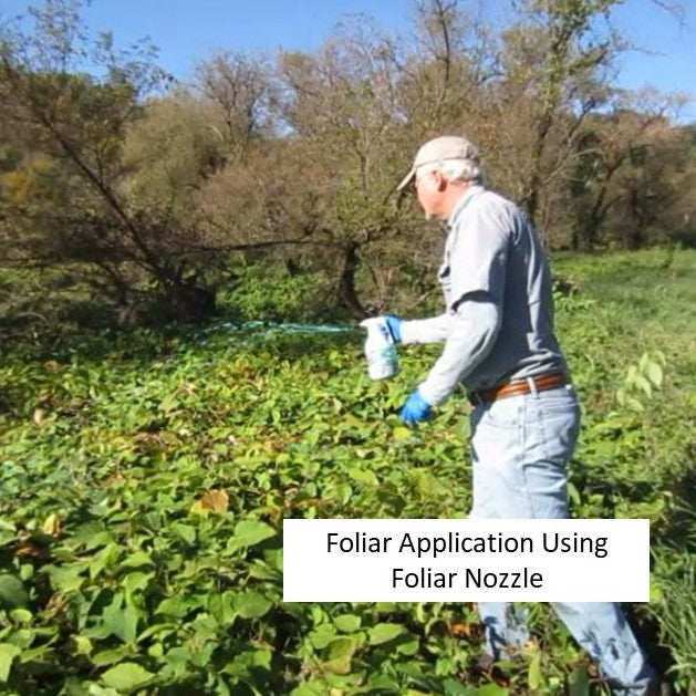 Large Handheld Dispenser for Foam and Drop Spraying - Weed Killer Kit